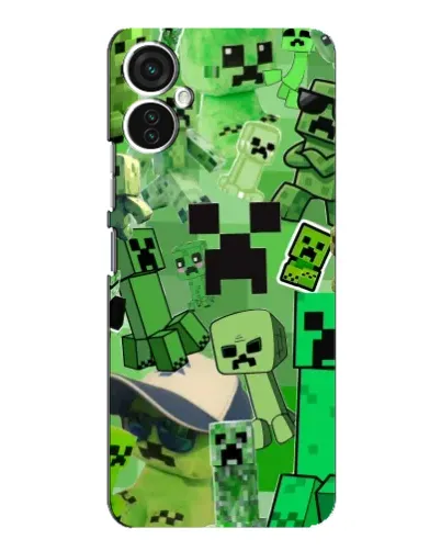 Чохол для TECNO Spark 9 Pro з картинкою «Кріпери Minecraft»