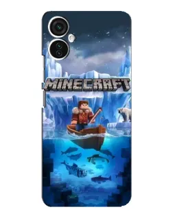 Чохол для TECNO Spark 9 Pro з картинкою «Minecraft льодянийсвіт»