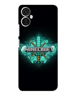 Чохол для TECNO Spark 9 Pro з картинкою «Minecraft Diamond лого»