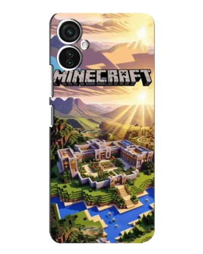 Чохол для TECNO Spark 9 Pro з картинкою «Minecraft панорама»