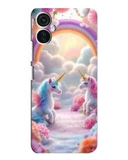Чохол для TECNO Spark 9 Pro з картинкою «Веселка і єдинороги» Чохол для TECNO Spark 9 Pro з картинкою «Веселка і єдинороги»