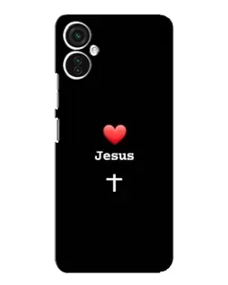 Чохол для TECNO Spark 9 Pro з картинкою «Серце - Jesus» Чохол для TECNO Spark 9 Pro з картинкою «Серце - Jesus»