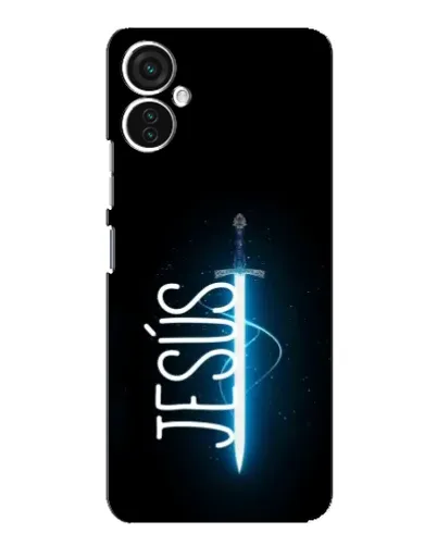 Чехол для TECNO Spark 9 Pro с картинкой «Меч Духа Jesus»