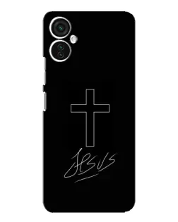 Чохол для TECNO Spark 9 Pro з картинкою «Графічний хрест Jesus» Чохол для TECNO Spark 9 Pro з картинкою «Графічний хрест Jesus»