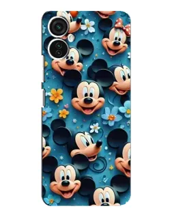 Чехол для TECNO Spark 9 Pro с картинкой «Паттерн Микки и Минни»