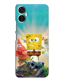Чохол для TECNO Spark 9 Pro з картинкою «Спанч Боб переможець»