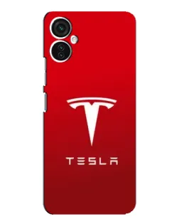 Чохол для TECNO Spark 9 Pro з картинкою «Tesla Red Classic»