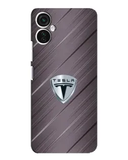 Чохол для TECNO Spark 9 Pro з картинкою «Металева текстура Tesla»