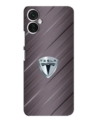 Чохол для TECNO Spark 9 Pro з картинкою «Металева текстура Tesla»