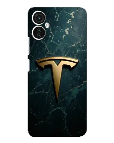 Чохол для TECNO Spark 9 Pro з картинкою «Мармурова Tesla Gold»