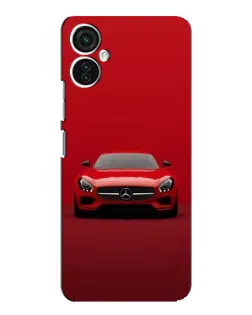 Чохол для TECNO Spark 9 Pro з картинкою «Червоний Mercedes AMG»