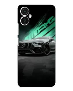 Чохол для TECNO Spark 9 Pro з картинкою «Темний Mercedes AMG»