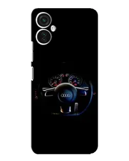 Чохол для TECNO Spark 9 Pro з картинкою «Салон Audi — кермо»