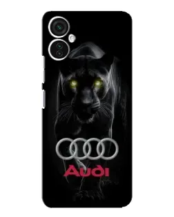 Чохол для TECNO Spark 9 Pro з картинкою «Пантера та Audi»