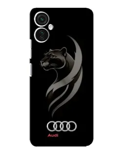 Чохол для TECNO Spark 9 Pro з картинкою «Графіка — пантера та Audi»