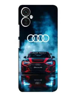 Чохол для TECNO Spark 9 Pro з картинкою «Audi Sport — неон»