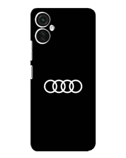Чохол для TECNO Spark 9 Pro з картинкою «Audi White Logo»