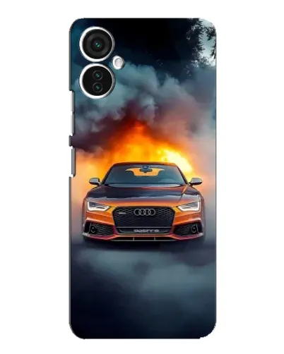 Чохол для TECNO Spark 9 Pro з картинкою «Audi у вогняному диму» Чохол для TECNO Spark 9 Pro з картинкою «Audi у вогняному диму»