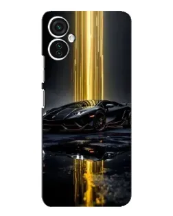 Чохол для TECNO Spark 9 Pro з картинкою «Нічний Lamborghini драйв»