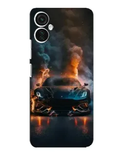 Чохол для TECNO Spark 9 Pro з картинкою «Lamborghini димна естетика»