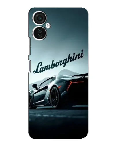 Чохол для TECNO Spark 9 Pro з картинкою «Класичний Lamborghini надпис»