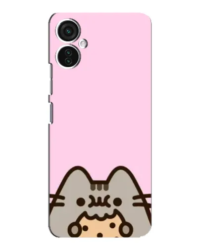 Чехол для TECNO Spark 9 Pro с картинкой «Pusheen и печенье»