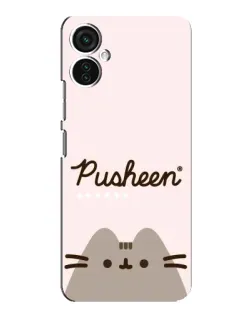 Чехол для TECNO Spark 9 Pro с картинкой «Pusheen логотип»