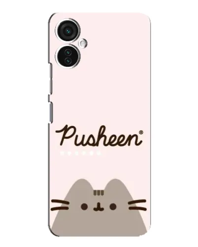 Чехол для TECNO Spark 9 Pro с картинкой «Pusheen логотип»