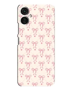 Чехол для TECNO Spark 9 Pro с картинкой «Розовые бантики Coquette»