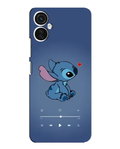 Чехол для TECNO Spark 9 Pro с картинкой «Музыкальный Stitch»