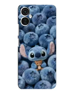 Чехол для TECNO Spark 9 Pro с картинкой «Стич и голубика» Чехол для TECNO Spark 9 Pro с картинкой «Стич и голубика»