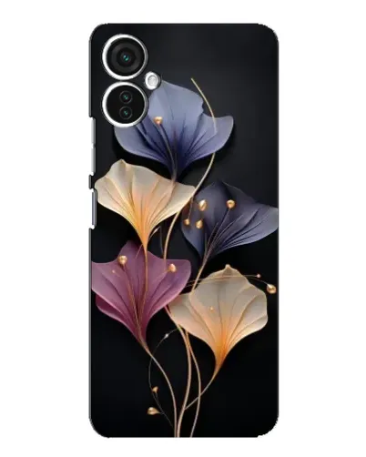 Чохол для TECNO Spark 9 Pro з картинкою «Лілові квіти грації»