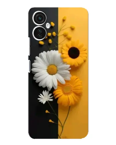 Чохол для TECNO Spark 9 Pro з картинкою «Соняшник та ромашка»