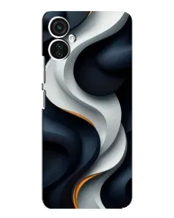 Чохол для TECNO Spark 9 Pro з картинкою «Об'ємні чорно-білі стрічки» Чохол для TECNO Spark 9 Pro з картинкою «Об'ємні чорно-білі стрічки»