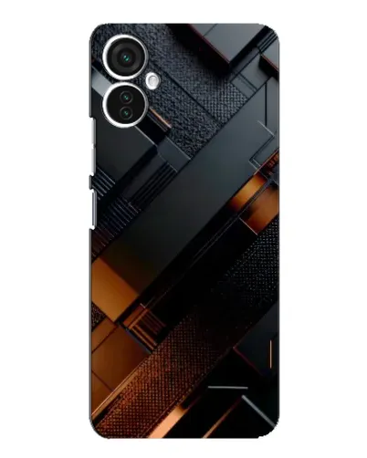 Чохол для TECNO Spark 9 Pro з картинкою «Чорні геометричні блоки» Чохол для TECNO Spark 9 Pro з картинкою «Чорні геометричні блоки»