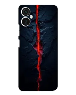 Чохол для TECNO Spark 9 Pro з картинкою «Червона лавова тріщина»