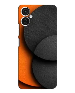 Чохол для TECNO Spark 9 Pro з картинкою «Геометрія помаранчевих кіл»