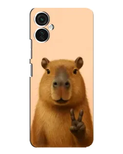 Чохол для TECNO Spark 9 Pro з картинкою «Капібара вікторія»