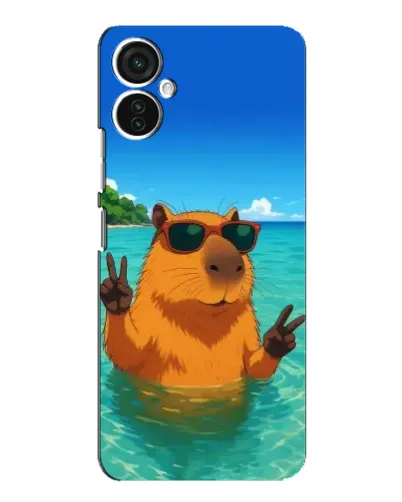 Чохол для TECNO Spark 9 Pro з картинкою «Морська капібара»