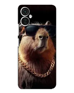 Чохол для TECNO Spark 9 Pro з картинкою «Капібара золотий ланцюг»