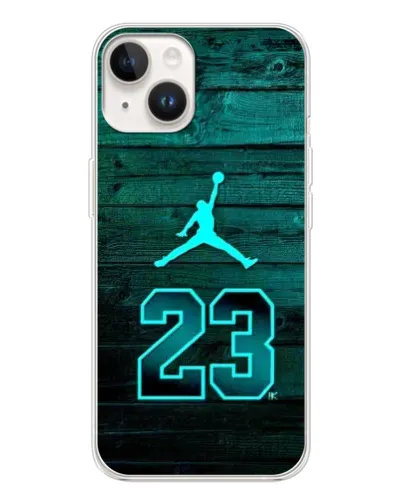 Чохол для TECNO Spark Go 1 з картинкою «Jordan Cyan 23»