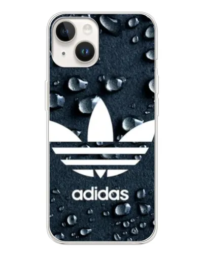 Чехол для TECNO Spark Go 1 с картинкой «Adidas Trefoil Blue»