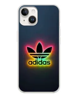 Чехол для TECNO Spark Go 1 с картинкой «Неоновый Adidas»