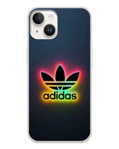 Чехол для TECNO Spark Go 1 с картинкой «Неоновый Adidas»