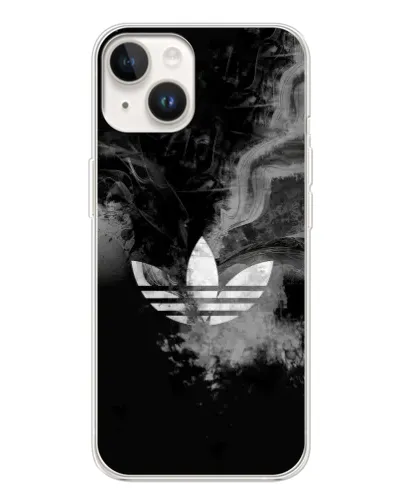 Чехол для TECNO Spark Go 1 с картинкой «Абстрактный дым Adidas»