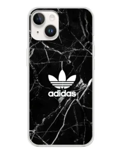 Чехол для TECNO Spark Go 1 с картинкой «Белый мрамор Adidas»