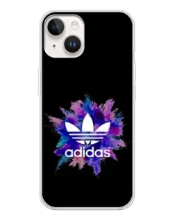 Чехол для TECNO Spark Go 1 с картинкой «Взрыв красок Adidas»