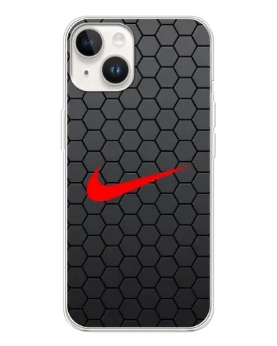 Чехол для TECNO Spark Go 1 с картинкой «Nike — карбоновая сетка»