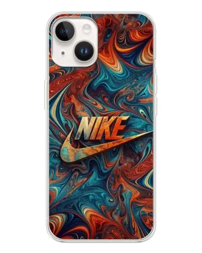 Чехол для TECNO Spark Go 1 с картинкой «Nike в абстракции»