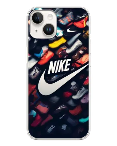Чехол для TECNO Spark Go 1 с картинкой «Коллекция кроссовок Nike»